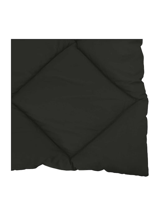 vidaXL Плик за Завивка Единичен 135x200 Черно