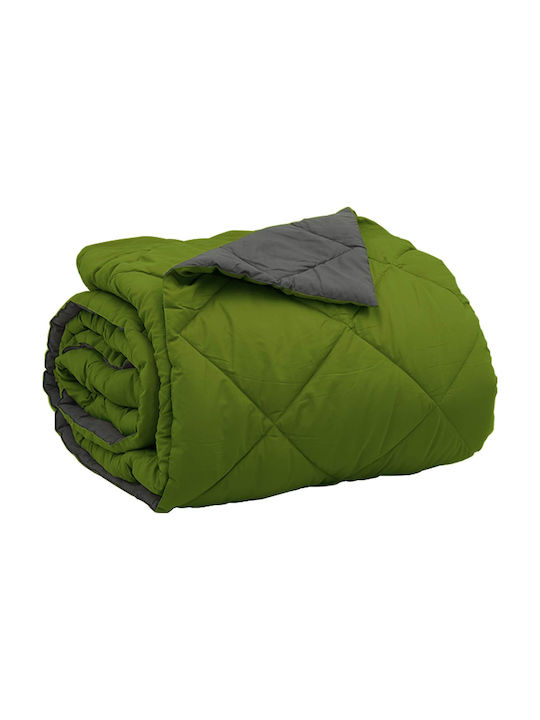 vidaXL Плик за Завивка Двоен 200x200 Green, Anthracite