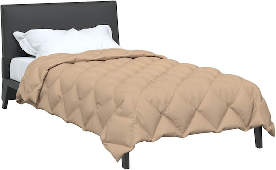 vidaXL Duvet Cover Double 200x155 Taupe #
