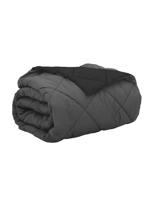 vidaXL Плик за Завивка Двоен 200x200 Black, Anthracite