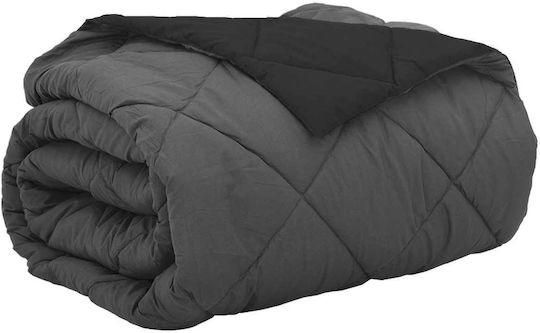 vidaXL Плик за Завивка Двоен 200x200 Black, Anthracite