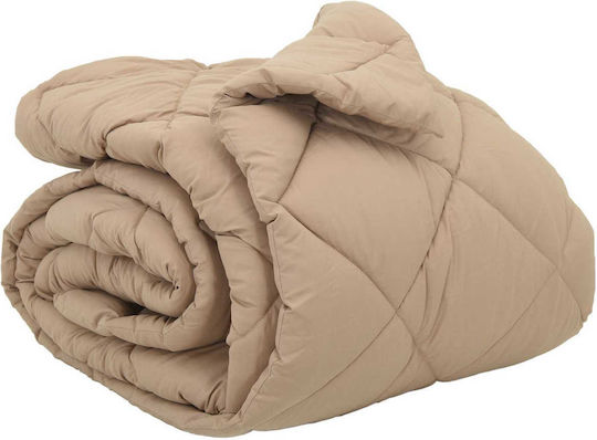 vidaXL Duvet Cover Double 200x200 Taupe