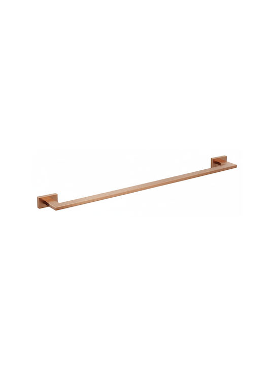 Bronze Art Single Wall-Mounted Bathroom Rail ​60x60cm Copper
