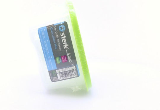 Sterk Set Of Transparent Plastic Lunch Boxes 4 Pieces