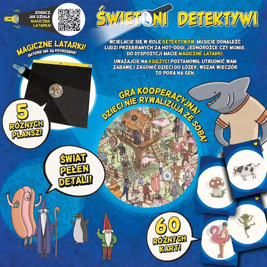 Board Game Brilliant Detectives for 1-5 Players 6+ Years Old (PL) Nasza Ksiegarnia