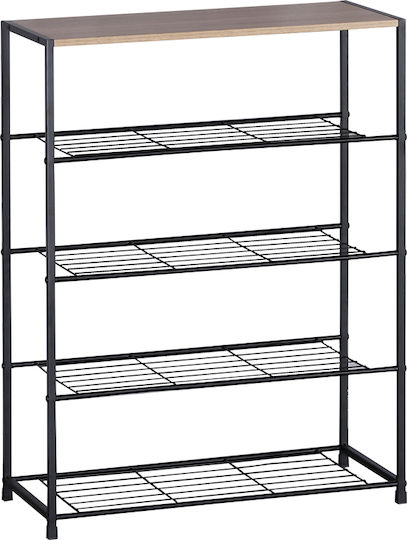 Metalică Suport pentru pantofi 5 rafturi L63xW30xH83cm