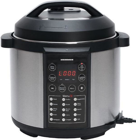Heinner Πολυμάγειρας 1000W με Χωρητικότητα 3.8lt Μαύρος