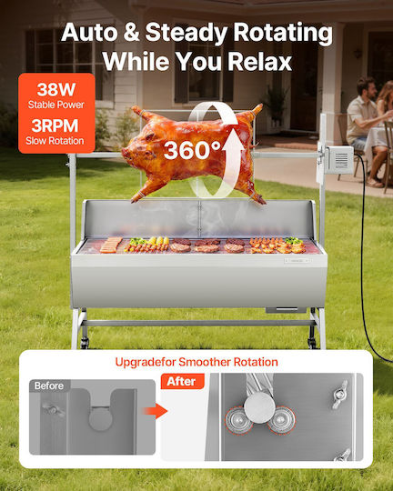 Vevor Stainless steel Charcoal Grill for Lamb