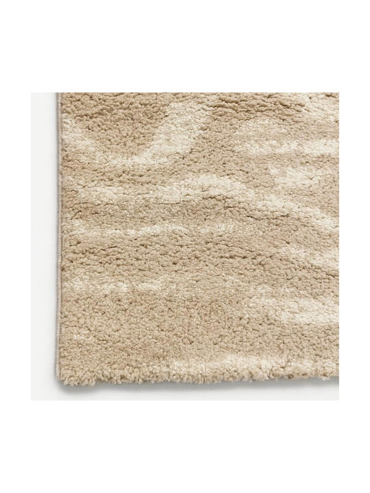 Beauty Home Modern Bedroom Rug Set Beige 9656 3 Pieces