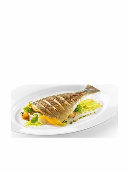 Bormioli Rocco Grangusto Platou de Servire Oval din Porțelan Albă 35x26.8buc 1buc