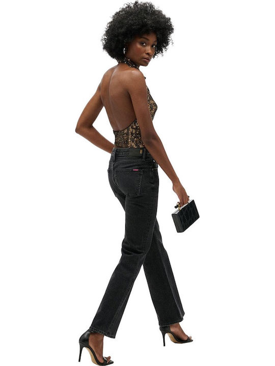 Women's Sleeveless Draped Top Gold Brown Brown