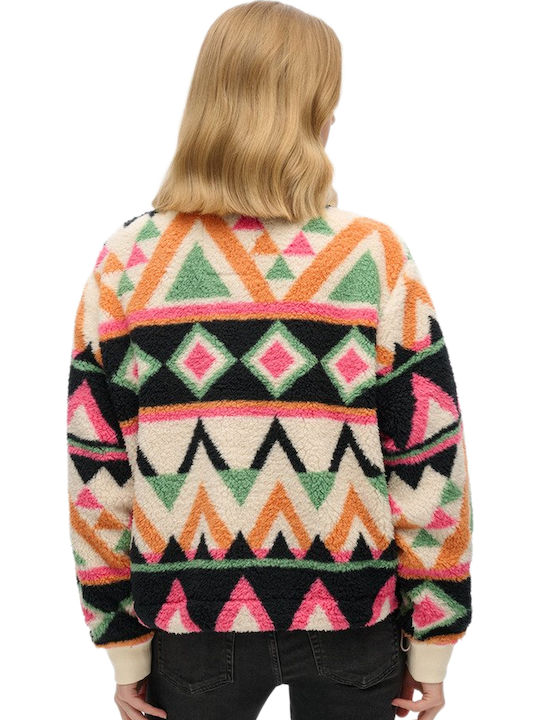 Winter Women's Fleece Blouse Long Sleeve Multicolour
