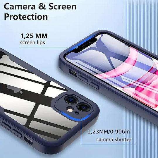 Techsuit ColorVerse 360 Vollschutz Silikon Blau (Realme Note 70T - Techsuit)