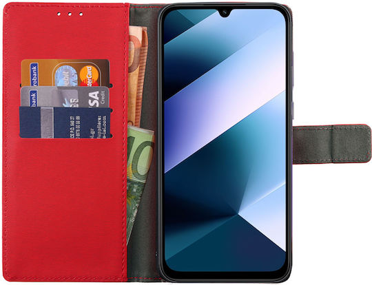 Volte-Tel Allure Magnet Книга Изкуствена кожа / Силикон Червен (Xiaomi Poco C85, Redmi 15C 4G)