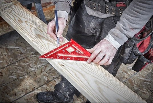 Milwaukee Carpenters Metallic Angle Ruler 17.5cm