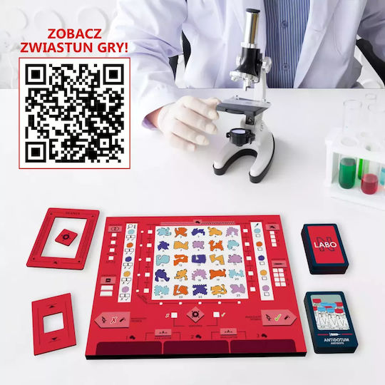 Board Game Patient Zero for 1-7 Players 10+ Years Old (PL) Nasza Ksiegarnia