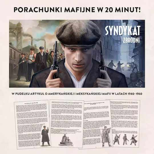 Board Game Crime Syndicate for 1-2 Players 12+ Years Old (PL) Nasza Ksiegarnia