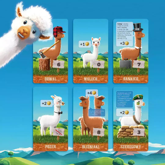 Board Game Alpacas for 2-4 Players 8+ Years Old (PL) Nasza Ksiegarnia