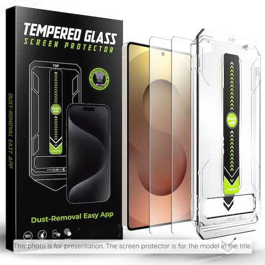 Techsuit Tempered Glass 2pcs (Galaxy S25 FE)