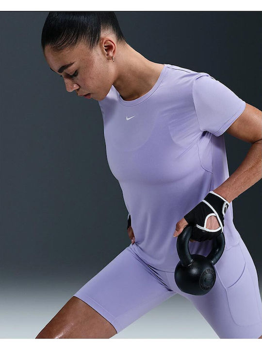 One Classic Damen Sport T-Shirt Dri-Fit Flieder