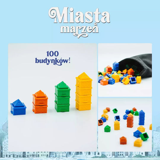 Board Game Cities of Dreams for 2-4 Players 10+ Years Old (PL) Nasza Ksiegarnia
