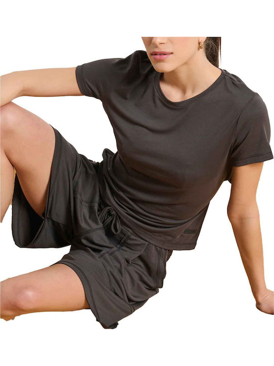 Women's Athletic T-shirt Brown