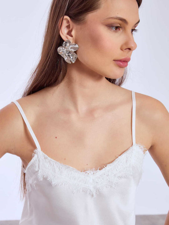 Celestino Lingerie Spitze Details Weiß