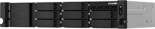 QNap TS-873AEU-RP-4G NAS Rack με 8 θέσεις για HDD/SSD και 2 θύρες Ethernet