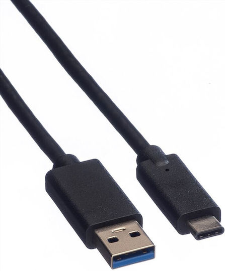 Roline USB 3.1 Cable USB-C male - USB-A Black 0.5m (11.02.9010)