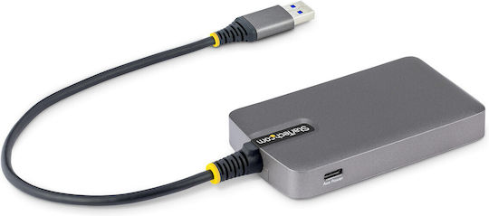 StarTech 4-Port USB-A / USB-C Gray Hub
