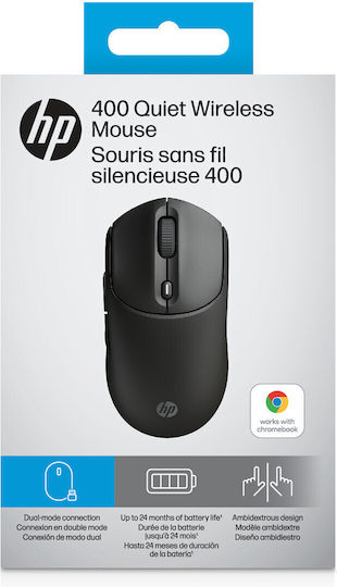 400 Quiet Wireless Bluetooth Mouse Black
