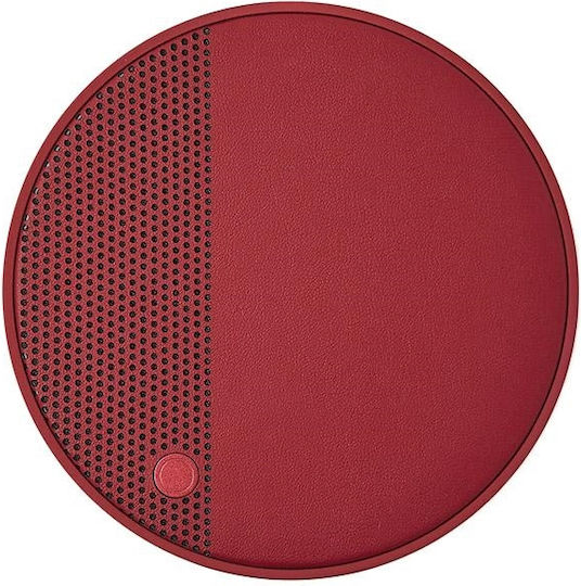 Lexon Oslo Energy Bluetooth Speaker 5W with Battery Life up to 3 hours Dark Red