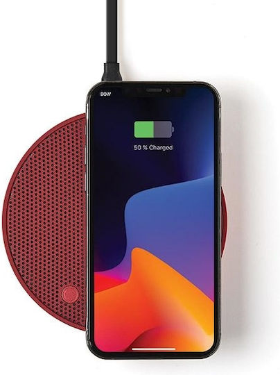 Lexon Oslo Energy Bluetooth Speaker 5W with Battery Life up to 3 hours Dark Red