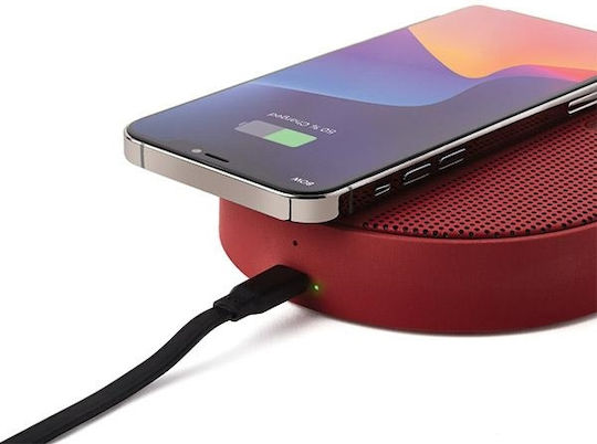 Lexon Oslo Energy Bluetooth Speaker 5W with Battery Life up to 3 hours Dark Red
