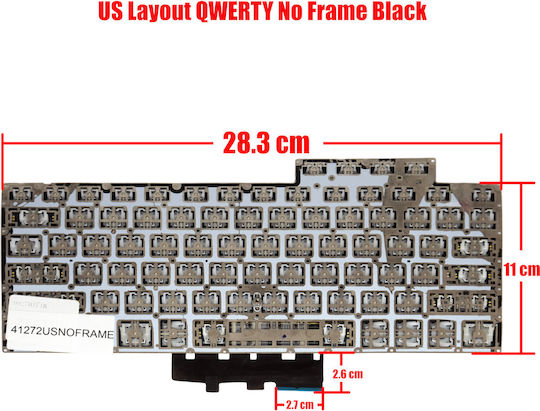 Laptop Keyboard Asus Rog Zephyrus G14 Ga402 G14 Ga402r G14 Ga402rj G14 Ga402rk G14 Ga402ru G14 Ga402x G14 Ga402xv G14 Ga402ru G14 Ga402x G14 Ga402xv US No Frame Black Code 41272usnoframe