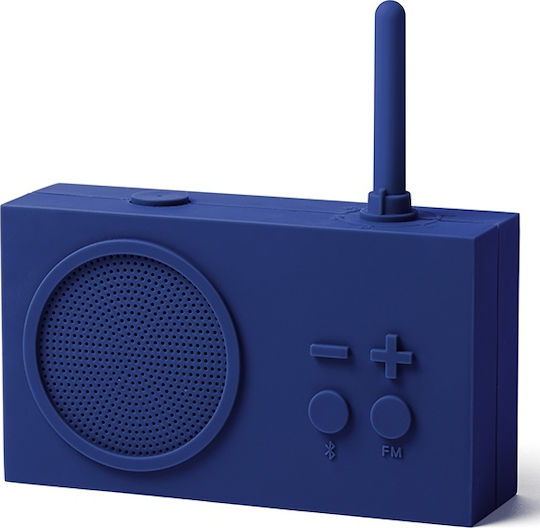 Lexon Tykho 3 Portable Radio Rechargeable with Bluetooth Blue