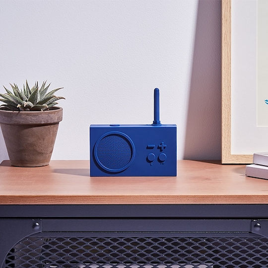 Lexon Tykho 3 Portable Radio Rechargeable with Bluetooth Blue