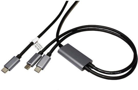 Roline Cablu Splitter Încărcare Usb Type C La 2 X Usb Type C 100w T-t 1.8m Roline 11.02.8308