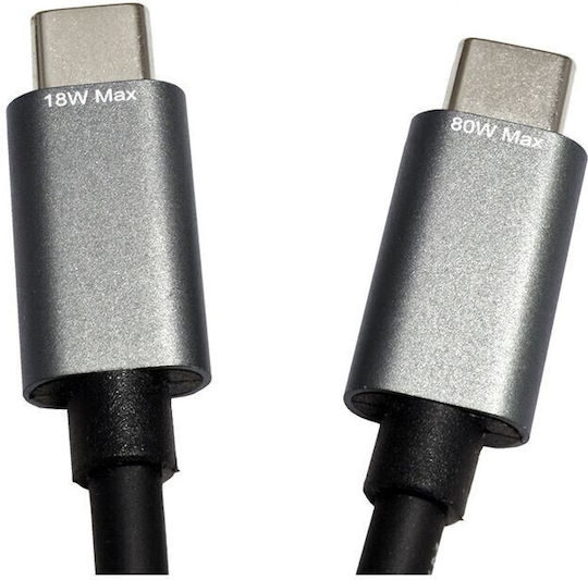 Roline Cablu Splitter Încărcare Usb Type C La 2 X Usb Type C 100w T-t 1.8m Roline 11.02.8308