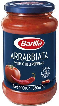 Barilla Arabbiata Tomato Sauce with Red Pepper 400gr