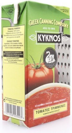 Κύκνος Τριμμένες Τομάτες Χυμός Τομάτας 500gr