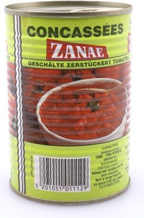 Zanae Нарязан домат Нарязани домати (Конкасе) 400гр