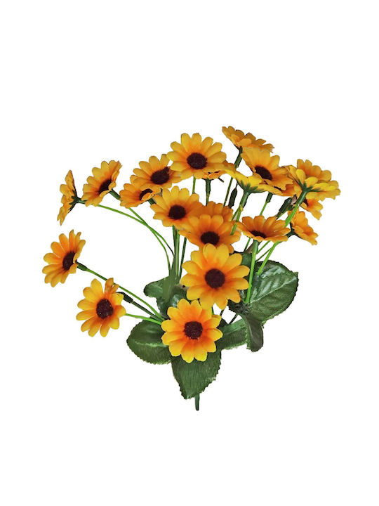 Strauß aus künstlichen Blumen Gänseblümchen Yellow 30cm 2Stück Bunny's