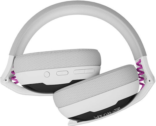 Fury Fukiya F6 Fără fir Over Ear Gaming Headset cu conexiune Bluetooth / USB Alb