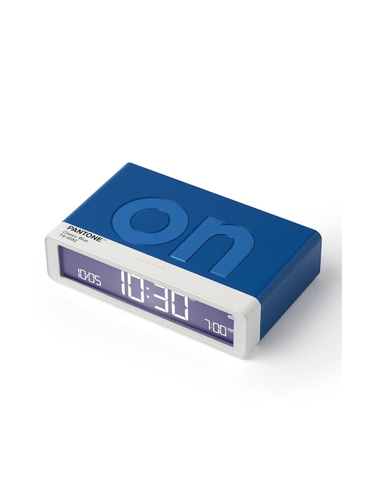 Lexon Tabletop Digital Clock with Alarm Blue LR157PT-B