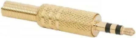 Βύσμα 3.5mm Jack male Χρυσό DM-0014-L