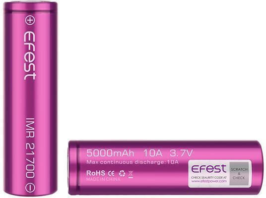 Efest Επαναφορτιζόμενη Μπαταρία 21700 5000mAh