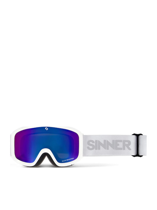 Sinner Duck Ski & Snowboard Goggles Kids White
