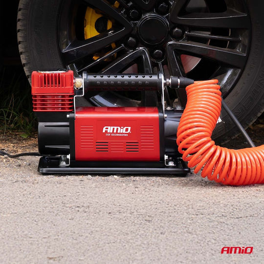 AMiO Τρόμπα Αυτοκινήτου Heavy Duty ACOMP-24 με Καλώδιο Αναπτήρα 12V