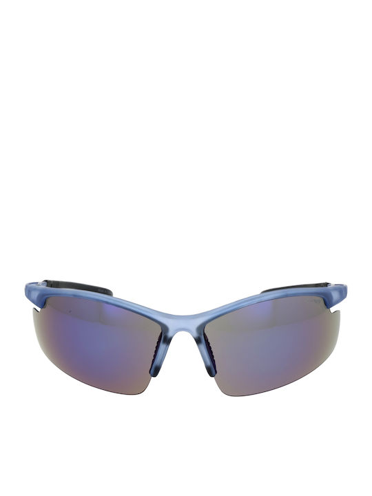 Champion Men's Sunglasses with Black Frame and Blue Lens CU5141-78C05
